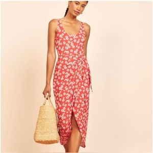 Reformation Kaila Wrap Dress - Oopsie Daisy